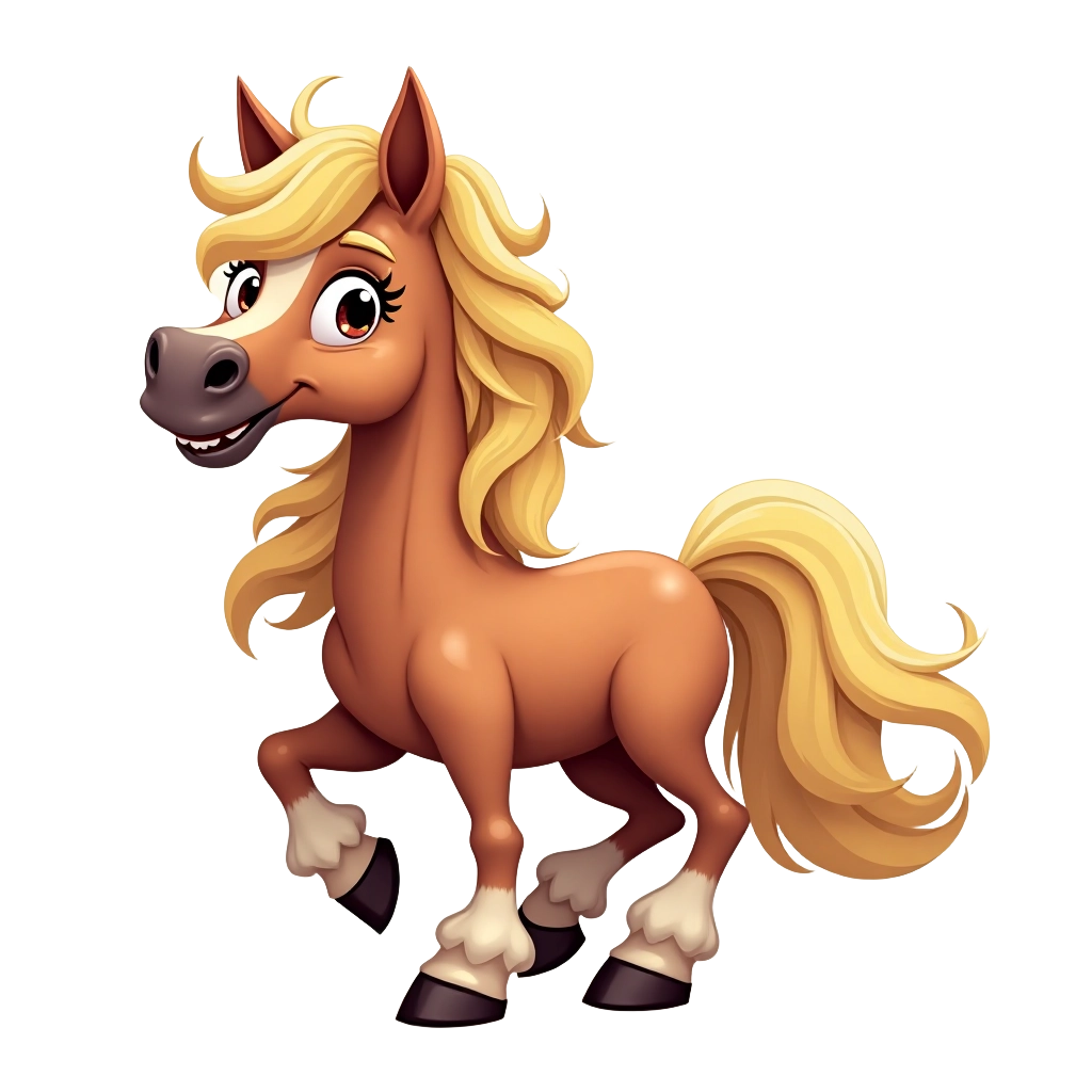 Golden Mane Horse